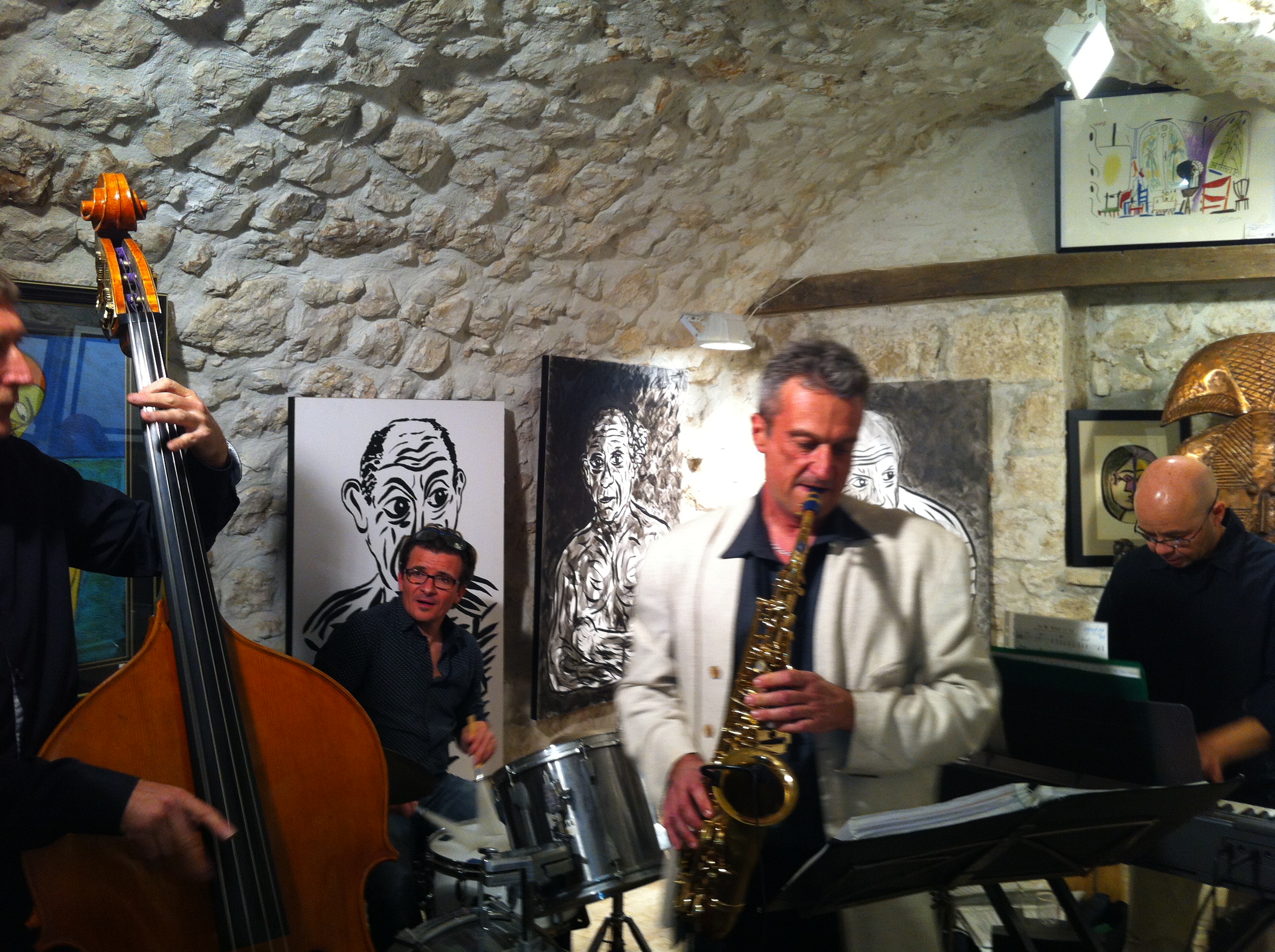 Inauguration musicale galerie d'art
